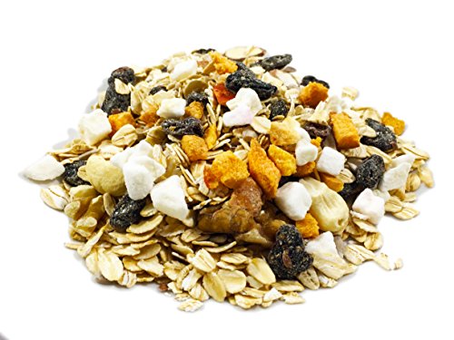 50% Nuts, Fruits and Seeds Muesli - No Sugar Added All Natural Muesli Cereal (Apple & Apricot)