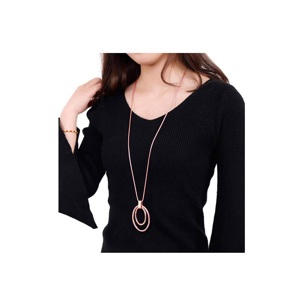 Buy Long Sweater Chain Double Circle 