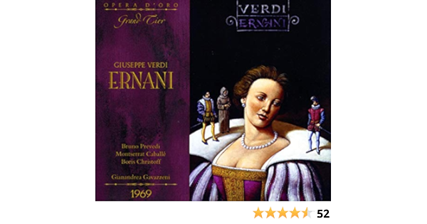Verdi Prevedi Caballe Glossop Gavazzeni Ernani Amazon Com Music