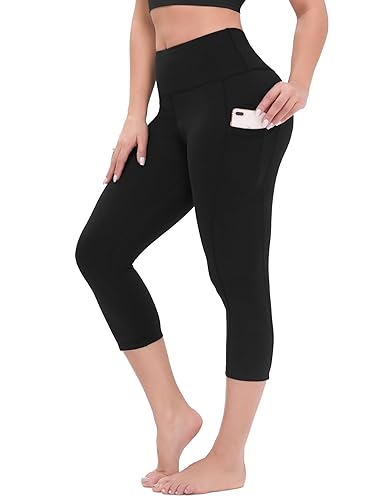 HLTPRO Leggings with Pockets for Women(Reg Plus Size) High