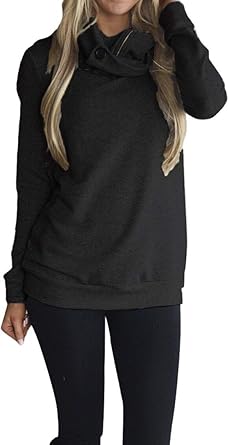 cowl neck hoodie amazon