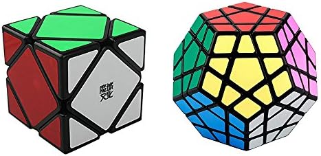 2 Pack Speed Cube Puzzle – Including Skewb Speedcubing Black and Megaminx Magic Puzzle Cube