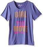 Skechers Girls' Big Girls' Move Scoop-Neck Tee