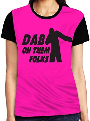 Dearsally Best Quality Funny Humorous Kid's Youth Woman Girl Graphic Fashion Distinctive Short O-Neck Tee Nice Women's Tee Rose Red