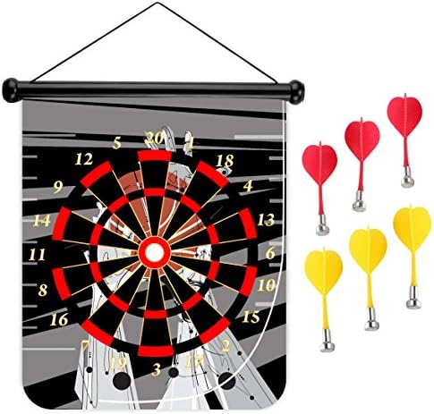 FlyT Basketball Sports Safety Magnetic Dartboard Rubber 3D print Magnet Dart Disc