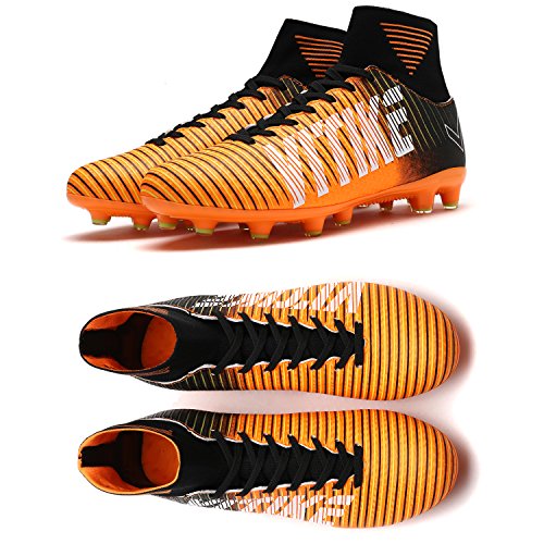 image for WETIKE Kids Soccer Cleats for Boys Youth Cleats Football Boots with Hi