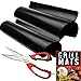 Chef Brooklyn BBQ Grill Mats with Bonus Kitchen Scissors- Heavy Duty Multi-Functional Scissors Sharp Perfect for Chicken, Poultry, Fish, Meat, Herbs and Outdoors for the BBQ'S Camping or on the Boat