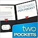 Oxford Twin-Pocket Folders, Textured Paper, Letter Size, Black, Holds 100 Sheets, Box of 25 (57506EE), 8-1/2 x 11