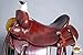 HILASON 17″ Western Big Cowboy Trail Roping Saddle Mahoganythumb 4