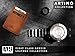RFID Front Pocket Wallets for Men - Minimalist Genuine Leather RFID Blocking (Light Brown)