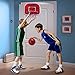 Door Basketball Hoop (15”x11.5”) Mini Wall Basketball Goal Backboard Rim Indoor Toys Set for Toddlers Kids Child Boys Girls Sport with Ball Pump Family Game Gift for Age 3 4 5 6 7 8 Year Old