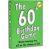 The 60th Birthday Game: a fun gift or present specially for people turning sixty. Also works as an amusing little 60th…