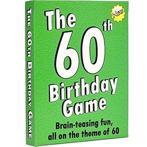 The 60th Birthday Game: a fun gift or present specially for people turning sixty. Also works as an amusing little 60th…