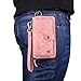 Petocase Compatible Galaxy S10 Plus Wallet Case, Multi-Functional PU Leather Zip Wristlets Clutch Detachable Magnetic 13 Card Slots 4 Cash Purse Protection Back Cover for Samsung Galaxy S10 Plus Pink