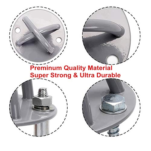 CCTRO Ceiling Anchor, Wall Mount Bracket X Mounts Anchor for Suspension Straps Resistance Trainer Olympic Rings Fitness Training Yoga Swing Battle Rop - Thumbnail 2