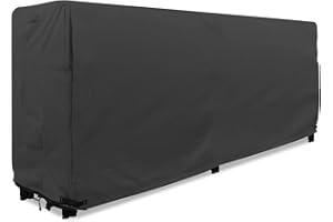 KHOMO GEAR - Firewood Rack Cover 8 foot - Heavy Duty - Black