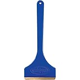 Snow Joe Brass Ice Scraper with Brass Blade &mdash; Scratch-Safe Windshield &amp; Car Window Frost Remover with Ergonomic Comfort Grip Handle for Winter