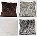 Tinksky Pillow Covers Throw Pillow Case Cushion Cover Soft Plush Pillow Cover for Sofa Home Decoration Christmas Gift (White)