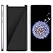 Moresky Compatible For Samsung Galaxy S8 PLUS/S9 PLUS Screen Protector Tempered Glass Privacy Anti-Spy 3D Curved Edge Case Friendly Film (4 Pack, Black)