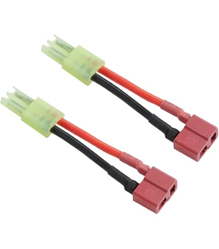 4x Adapterkabel Tamiya Auf EC3 – 14 AWG, 5 Cm, Für Akku & Ladegerät