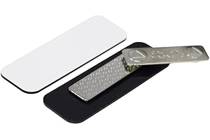ALL QUALITY Name Tag/Badge Blanks - 10 Pack - White 1" X 3", Round Corners, Magnetic Backing