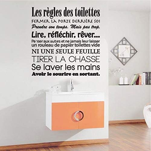 Téléchargement gratuit Images Wmyzfs Toilette Wc Autocollants Regles De Toilette Francais actualisé salutations