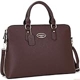 DSOS Brown Briefcase Satchel Handbag, Rolled