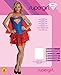 Secret Wishes DC Comics Supergirl Corset And Tutu Costume, Red/Blue, Small