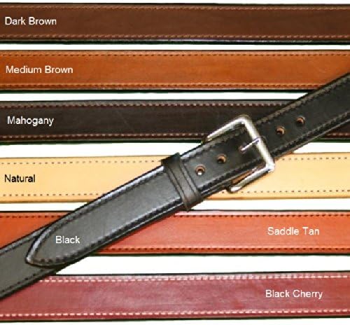 Tucker and Byrd 50" Straight 1 1/2" Gun Belt Black Chrome