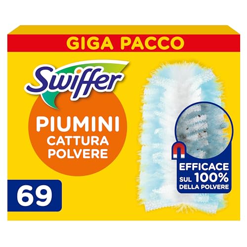 Swiffer Ricambi Per Piumino Catturapolvere, Con Profumo Ambipur, Cattura E Intrappola La Polvere 3x23 Pezzi