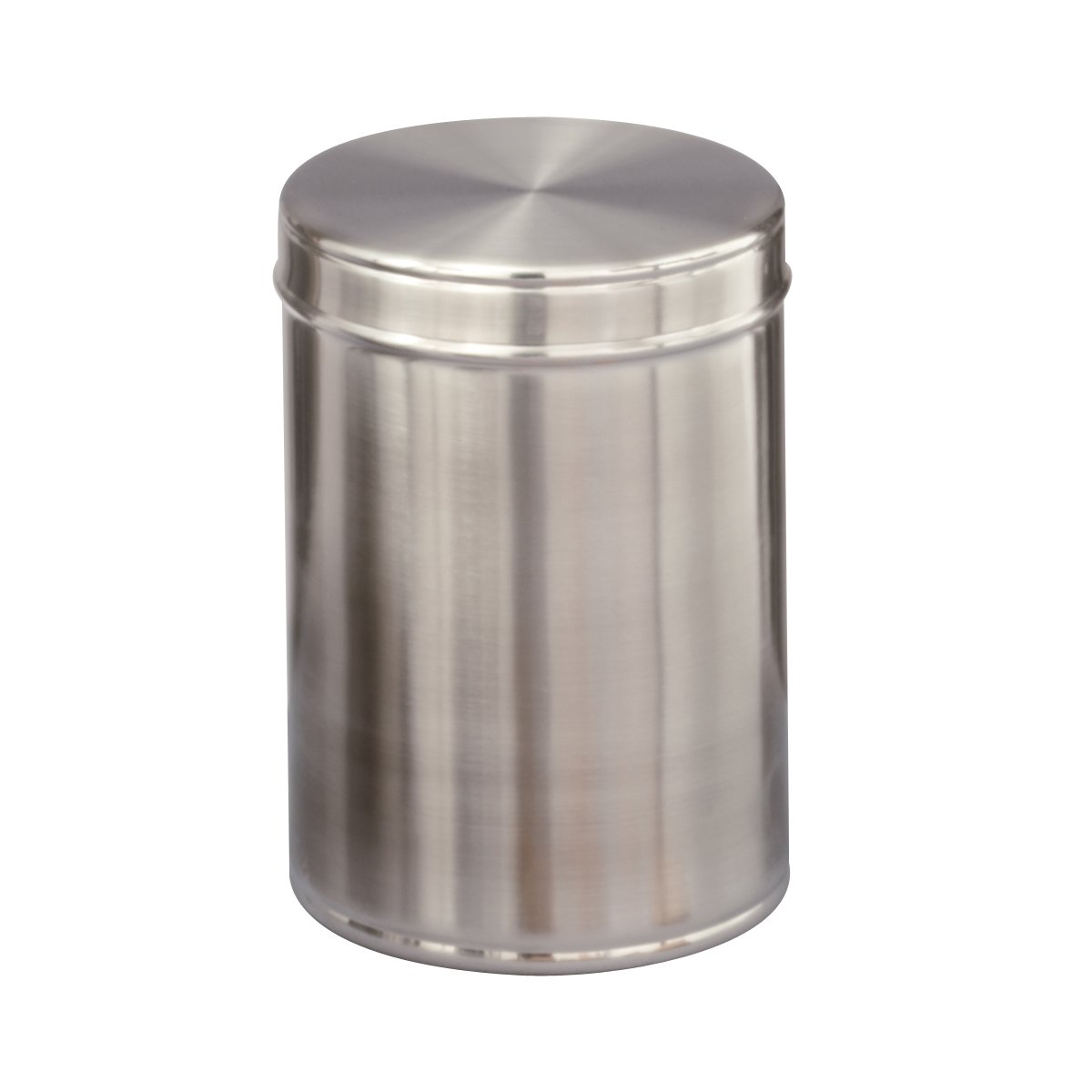 Контейнер для специй сталь. Железная банка с завинчивающейся крышкой. Zeller емкость для специй, d-5см, стекло/металл 19961. Баночка из нержавейки. Банки нержавейка.