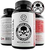 | Death Wish Supplements ANABOLIC TESTO |Prime Testosterone Supplement for Men | Testosterone Booster for Muscle Growth | Libido Enhancer & Strength | Gold Standard Performance | 90 Capsules