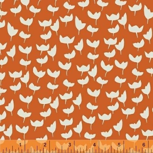Lotta Jansdotter Hemma Lilla Ebony-Gray Fabric By The Yard โฆ