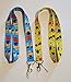 2017 Set of 2 Despicable Me Minions Lanyards Keychain ID MP3 Badge Holder Blue & Yellow