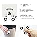 Fidget Spinner + Fidget Cube + Flippy Chain Ring + Mesh. Value Bundle Set with 4 Best Seller Sensory Toys for Autism, ADD/ ADHD, Anti-Anxiety, Break Habits, Attention Issue, Reduce Stress & Stay Calm