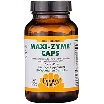 Country Life Maxi Zyme Digestive Enzyme Complex 120 Vegetarian Capsules #vegan #digestive #enzymes Country Life Maxi Zyme Digestive Enzyme Complex 120 Vegetarian Capsules