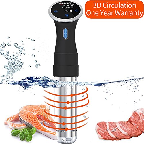 TINTON LIFE 800 Watts Sous Vide Cooker Thermal Immersion Circulator Machine with Digital LCD Display Time and Temperature Control