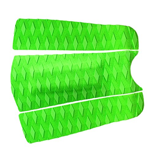 CUTICATE 3X EVA Tail Pad Surfboard Deck Traction Stomp Surfing Grip Mat Trim Sheet - Green