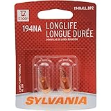 SYLVANIA 194NA Long Life Miniature Bulb, (Contains 2 Bulbs)