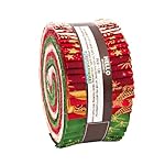 Winters Grandeur 5 Holiday Roll Up 40 2.5-inch Strips Jelly Roll Robert Kaufman Fabrics RU-645-40