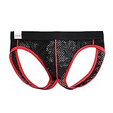 MASS21 Men's Jockstrap Supporter Low Rise Bulge Pouch Mesh Thong