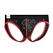 MASS21 Men’s Counter Pouch Low Rise Jock Strap Supporter Sporty Thong Black Size L