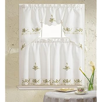 Cupcakes Complete 3 Pc Curtains Blinds Tier Valance Set Kitchen