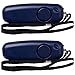 2-Pack Vigilant 130dB Personal Alarm - LED Flashlight - Rip Cord Activation - Regular AAA Batteries Included (PPS8B Blue 2 Pack)