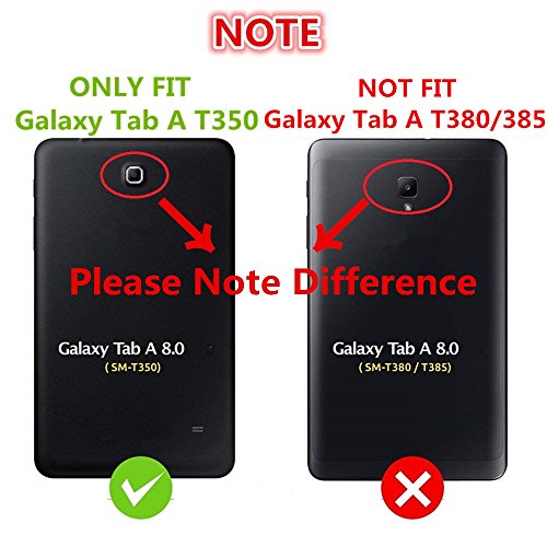 XR MARKET Compatible Samsung Galaxy SM-T350 Screen Replacement, LCD Display Touch Digitizer Assembly Part for Tab A 8.0 SM-T350 WiFi Version(Black)