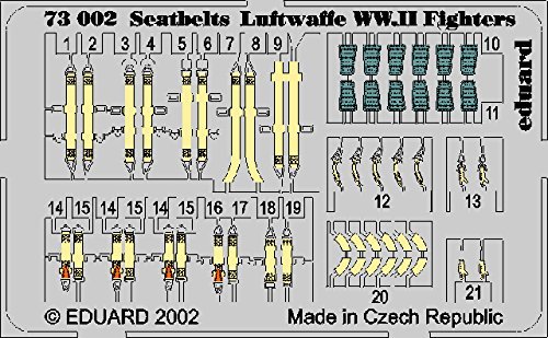 Eduard Model Building Accessories Seatbelts Air Force WW.II Fighters Plastic Accessory for 14 Years to 99 Years Boys