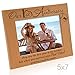 KATE POSH - Our First (1st) Anniversary Engraved Natural Wood Picture Frame - They say The 1st Year is The Hardest, but When You Married Your Best Friend, Nothing Could be Easier (5x7 Horizontal)