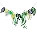 Memory Journey Tropical Leave Paper Garland Decoration for Wedding, Kids Party,Birthday Tropical Themed Party Window Decoration,Dessert Table,Jungle Party Backdrop