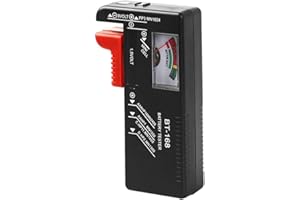 Fu Store 1pc Battery Tester Model BT-168 Battery Checker for AA AAA C D 9V 1.5V Button Cell Batteries, Requires No Battery fo