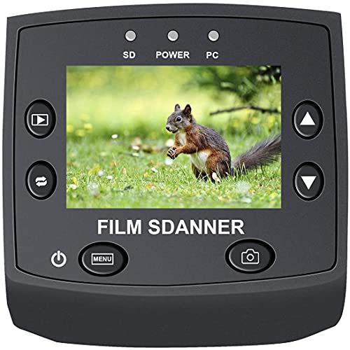 DIGITNOW! Film Scanner Slides and Photo Negatives with 2.4 Inch LCD Converts Negative 35 mm/135 to Digital JPEG 3600DPI High Resolution Converter,No PC and Software Required